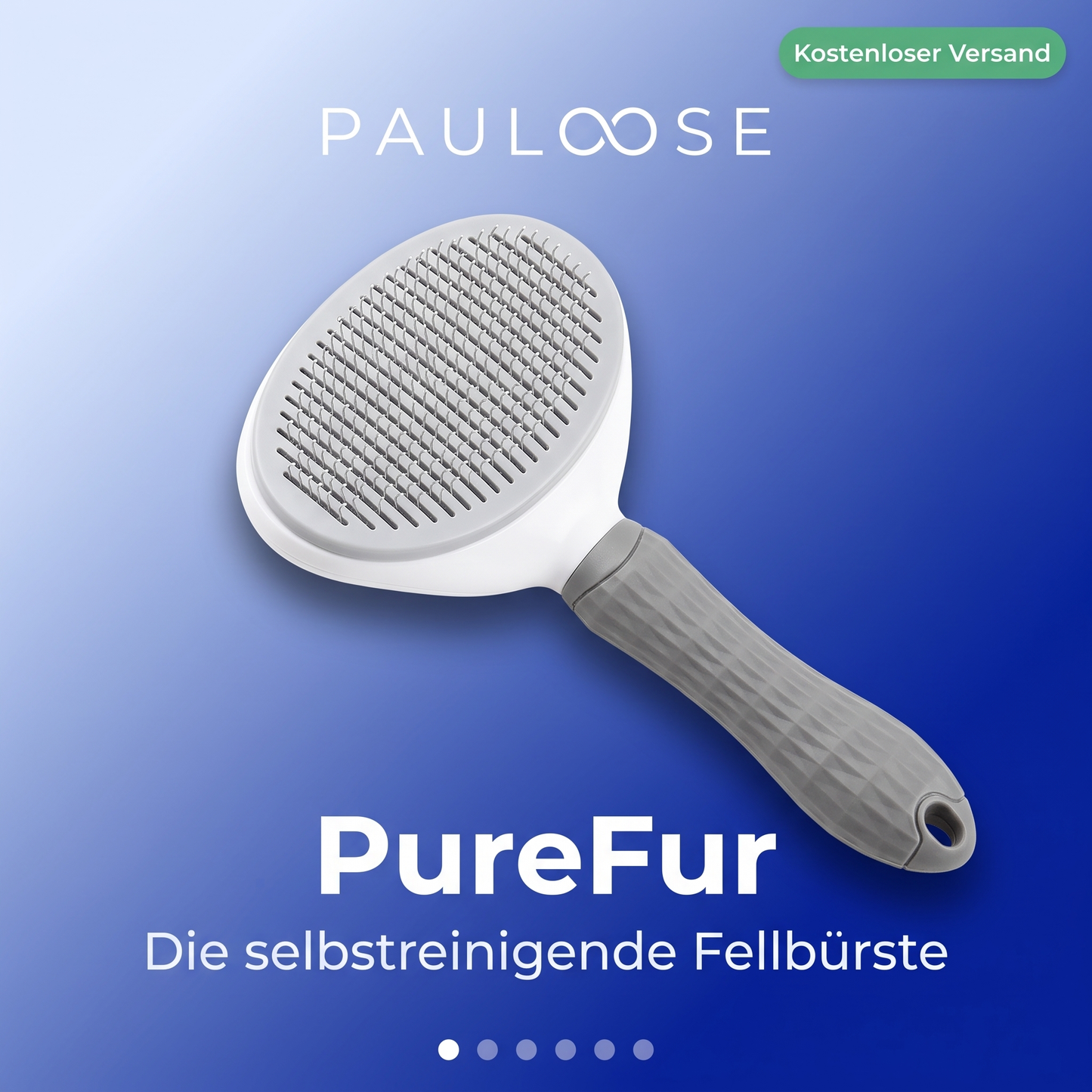 PureFur - Selbstreinigende Fellbürste