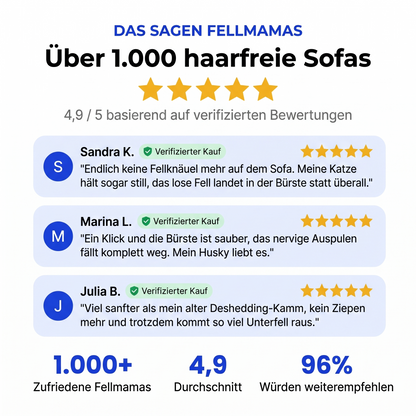 PureFur - Selbstreinigende Fellbürste