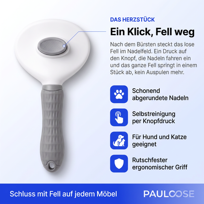 PureFur - Selbstreinigende Fellbürste